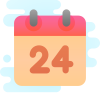 Calendário 24 icon