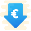 Euro de precio bajo icon