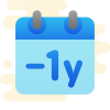Минус 1 год icon