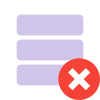 데이터베이스 삭제 icon