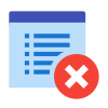 Delete Document icon