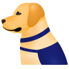 Chien d&#39;aveugle icon