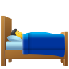 침대에 누워 있는 사람 icon