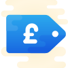 Price Tag Pound icon