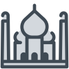 Taj Mahal icon