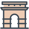 Arco del triunfo icon