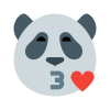 Kiss Panda icon