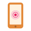 Écran tactile smartphone icon