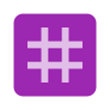 Hash icon