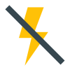 Flash desligado icon