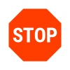 Panneau stop icon