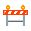 Barrage routier icon