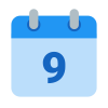 Calendar 9 icon