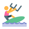 Kite surf icon