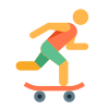 Faire du skateboard icon