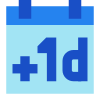 Plus 1 Tag icon