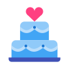 Pastel de boda icon