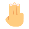 Drei Finger icon