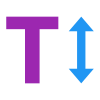 Text Height icon