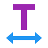 Textbreite icon