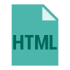 HTMLファイルタイプ icon