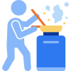 Cooking food icon