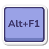 Alt + F1 키 icon