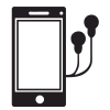 Phone With Earphones icon