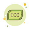 Indicador de condução ecológica icon