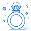 Anel de diamante icon