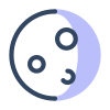 Luna calante icon