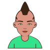 Cyberpunk Hairstyle Mohawk icon