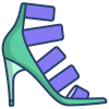 Multi Strap Designer High Heel icon
