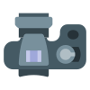 SLR pequeña lente icon