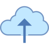 In die Cloud laden icon