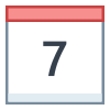 Calendrier 7 icon