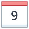 Calendário 9 icon