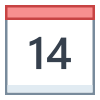 Calendário 14 icon