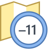 Timezone -11 icon