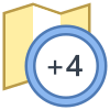 Zeitzone + 4 icon