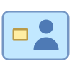 Cartão de identidade eletrônico icon