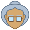 Donna anziana tipo di pelle 5 icon