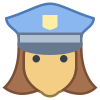 Policial feminina icon