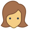 User Female Skin Type 4 icon