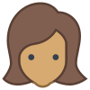 User Female Skin Type 5 icon