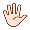 Hand With Splayed Fingers icon