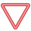 Vorfahrt beachten icon