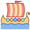 Wikingerschiff icon