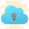 Privater Cloud Speicher icon