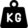 Kilogram is the base unit of mass in the metric system icon